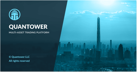 Welcome Screen in Quantower platform