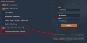 Added the ability to manage the display of expired futures contracts